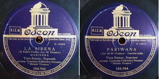 9 Dischi Melodiosi in Gesso 78rpm 10 Jazz