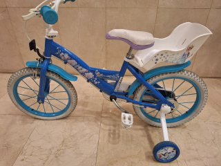 Bicicleta Frozen para niños azul
