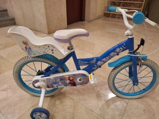 Bicicleta Frozen para niños azul