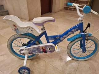 Bicicleta Frozen para niños azul