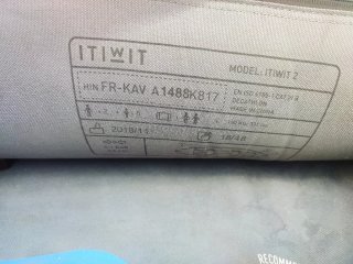 Kayak 2 plazas ITiwit con  2 remos y 1 chaleco