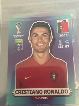 Cromo Cristiano Ronaldo Qatar 2022