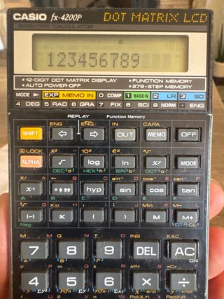 Calculadora científica Casio fx-4200P