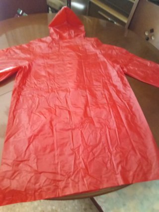 Chubasquero infantil rojo o para chica