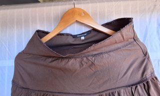 Falda larga marrón de verano Talla M 38