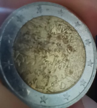 Moneda 2€ Conmemorativa Muro Berlín D Alemania