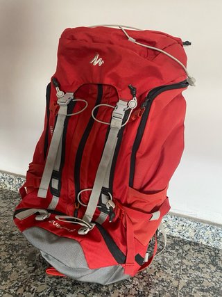 Mochila Quechua 60L Roja