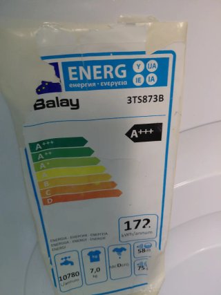 Lavadora Balay 7kg 1000 rpm A+++