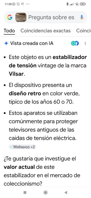 Regulador de Voltaje Vintage