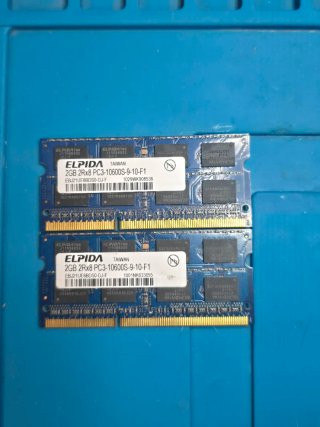 Kit RAM DDR3 4GB (2x2GB) sodimm laptop – Elpida PC