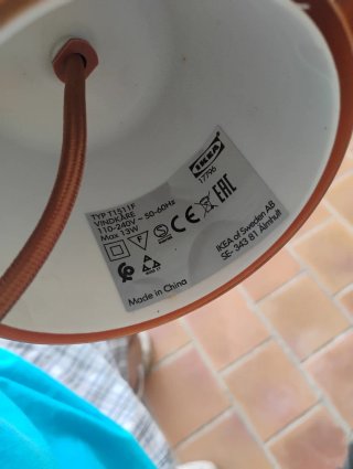 Lámpara Techo VINDKARE IKEA Cobre