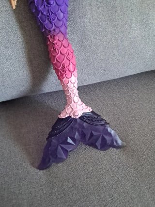 Muñeca Sirena Barbie Morada y Rosa
