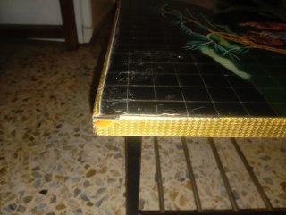 Tavolo vintage giapponese con piastrelle