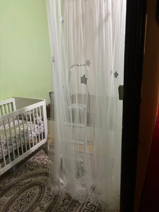 Cuna infantil blanca+cambiador
