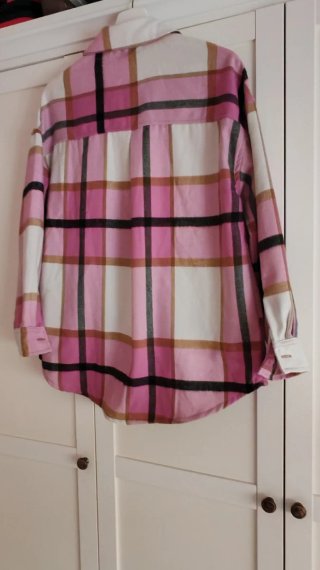 Camisa leñador cuadros rosa