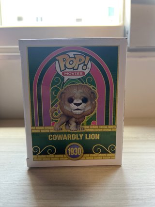 Funko Pop Cowardly Lion Flocked Wicked 1930