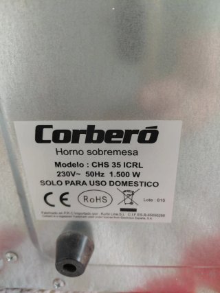Forno da tavolo Corbero