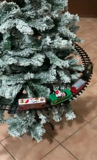 Trenino per albero di Natale