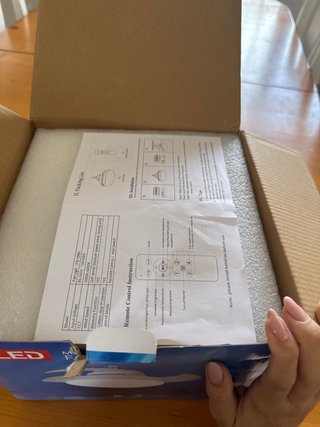 Ventilador LED Multifunción con Control Remoto