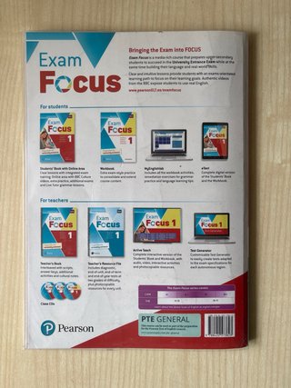 EXAM FOCUS 1 BACHILLERATO PEARSON