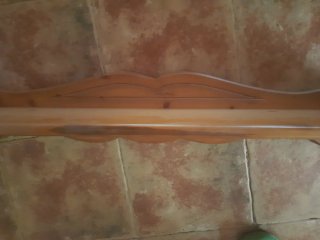 Estanterías madera maciza 90x24 alto19 (2 unidades
