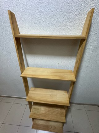 Estantería Escalera Madera Beige/Marrón