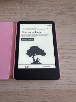 Kindle 11 gen con funda rosa