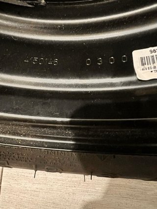 Rueda de repuesto nueva 15” + kit