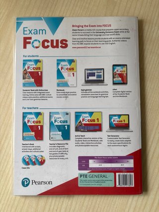 Exam Focus 1 BACHILLERATO Workbook PEARSON