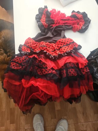 Traje Flamenca Niña Talla 16