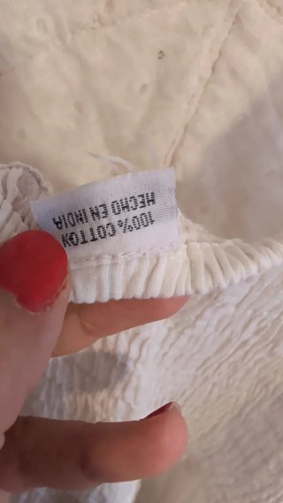 Vestido blanco verano