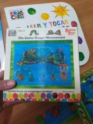 Lote Libros y Puzzle Eric Carle