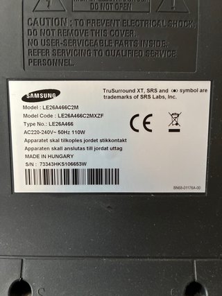 DOS TVs Samsung 26 y 19 pulgadas + Decodificador