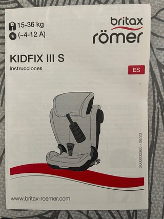 Silla Coche Britax Römer Kidfix III S
