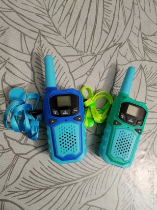 2 Walkie Talkie M-930 Azul y Verde