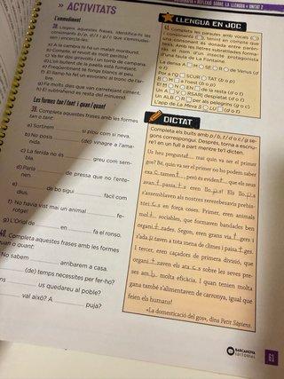Llengua catalana, 2 ESO, Programa Maria de Bell...