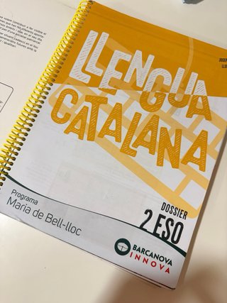 Llengua catalana, 2 ESO, Programa Maria de Bell...