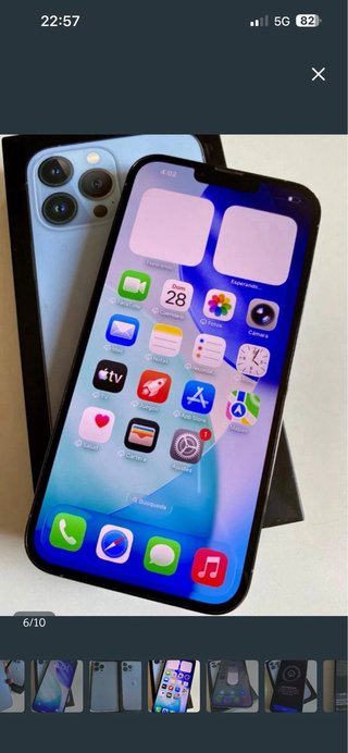 iPhone 13 Pro Max Azul/Plateado