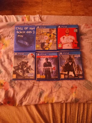 Lote 5 Videojuegos PS4: