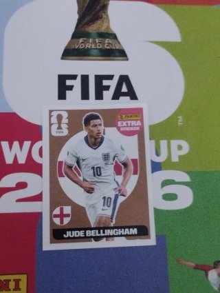 Cromo Jude Bellingham Extra Sticker Bronce