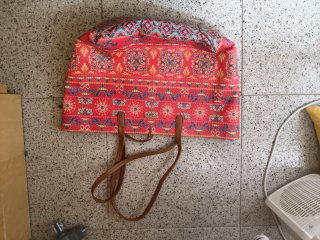 Bolso Desigual shopper reversible marrón multicolo