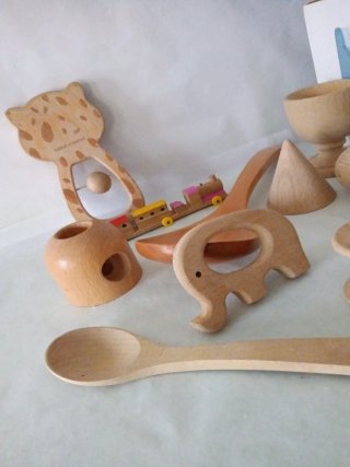 Lote Juguetes Madera Caja Registradora