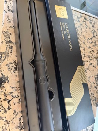 Rizador GHD Curve Thin Wand Negro/Dorado