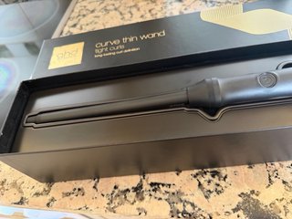 Rizador GHD Curve Thin Wand Negro/Dorado