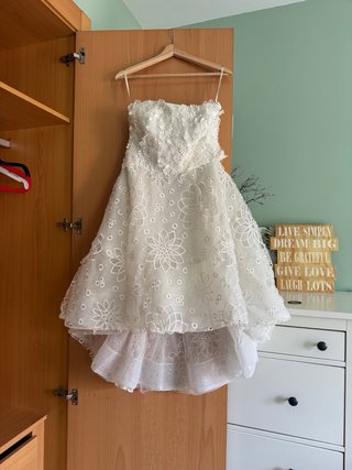 Vestido Novia San Patrick 2 en 1 Falda Desmontable