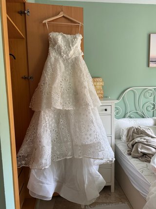 Vestido Novia San Patrick 2 en 1 Falda Desmontable