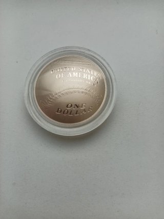 Moneda 1 Dólar Plata Salón Fama 2014