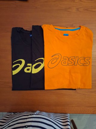 Lote 3 Camisetas Asics Talla XXL