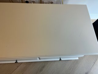 Mueble TV blanco madera LIATORP