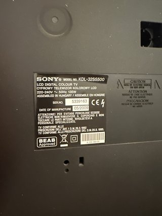 Televisor Sony Bravia 32 KDL-32S5500